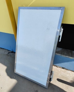 Pit door1300x750mm,sndwch pnl&SSTedg,sealstrip≥30mm,topmount